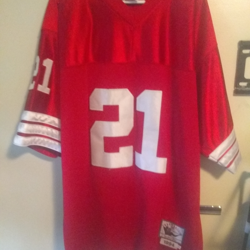 Mitchell &Ness san fran deon sanders throwback
